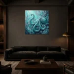 Premium Wall Art Kare Html Edition – UNDERWATER2806089 shown in a warm modern interior