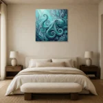 Premium Wall Art Kare Html Edition – UNDERWATER2806089 showcased in an elegant minimalist interior