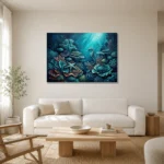 Premium Wall Art Yatay Html Edition – UNDERWATER2806093 styled in a refined neutral interior