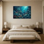 Premium Wall Art Yatay Html Edition – UNDERWATER2806093 showcased in an elegant minimalist interior