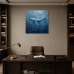 Premium Wall Art Kare Html Edition – UNDERWATER2806097 displayed in a contemporary gallery-inspired room