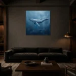 Premium Wall Art Kare Html Edition – UNDERWATER2806097 shown in a warm modern interior