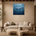 Premium Wall Art Kare Html Edition – UNDERWATER2806097 presented in a sophisticated home setting