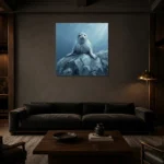 Premium Wall Art Kare Html Edition – UNDERWATER2806098 shown in a warm modern interior