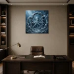 Premium Wall Art Kare Html Edition – UNDERWATER2806099 displayed in a contemporary gallery-inspired room