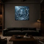 Premium Wall Art Kare Html Edition – UNDERWATER2806099 shown in a warm modern interior