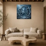 Premium Wall Art Kare Html Edition – UNDERWATER2806099 presented in a sophisticated home setting