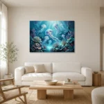 Premium Wall Art Yatay Html Edition – UNDERWATER2806101 styled in a refined neutral interior