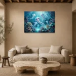 Premium Wall Art Yatay Html Edition – UNDERWATER2806101 presented in a sophisticated home setting