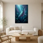 Premium Wall Art Dikey Html Edition – UNDERWATER2806103 styled in a refined neutral interior