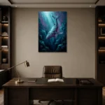 Premium Wall Art Dikey Html Edition – UNDERWATER2806103 displayed in a contemporary gallery-inspired room