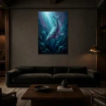 Premium Wall Art Dikey Html Edition – UNDERWATER2806103 shown in a warm modern interior