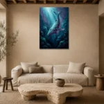 Premium Wall Art Dikey Html Edition – UNDERWATER2806103 presented in a sophisticated home setting