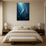 Premium Wall Art Dikey Html Edition – UNDERWATER2806103 showcased in an elegant minimalist interior