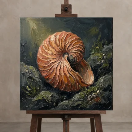 Premium Wall Art Kare Html Edition – UNDERWATER2806106 displayed on a studio easel