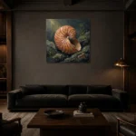 Premium Wall Art Kare Html Edition – UNDERWATER2806106 shown in a warm modern interior