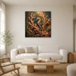 Premium Wall Art Kare Html Edition – UNDERWATER2806107 styled in a refined neutral interior