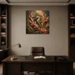 Premium Wall Art Kare Html Edition – UNDERWATER2806107 displayed in a contemporary gallery-inspired room