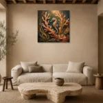 Premium Wall Art Kare Html Edition – UNDERWATER2806107 presented in a sophisticated home setting