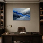 Premium Wall Art Yatay Html Edition – WABISABI2806021 displayed in a contemporary gallery-inspired room