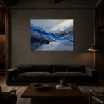 Premium Wall Art Yatay Html Edition – WABISABI2806021 shown in a warm modern interior