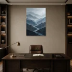 Premium Wall Art Dikey Html Edition – WABISABI2806024 displayed in a contemporary gallery-inspired room