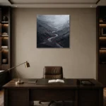 Premium Wall Art Kare Html Edition – WABISABI2806027 displayed in a contemporary gallery-inspired room