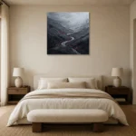 Premium Wall Art Kare Html Edition – WABISABI2806027 showcased in an elegant minimalist interior