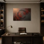 Premium Wall Art Yatay Html Edition – WABISABI2806028 displayed in a contemporary gallery-inspired room