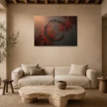 Premium Wall Art Yatay Html Edition – WABISABI2806028 presented in a sophisticated home setting