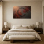 Premium Wall Art Yatay Html Edition – WABISABI2806028 showcased in an elegant minimalist interior