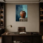 Premium Wall Art Dikey Html Edition – WABISABI2806033 displayed in a contemporary gallery-inspired room