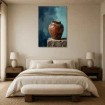 Premium Wall Art Dikey Html Edition – WABISABI2806033 showcased in an elegant minimalist interior