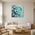 Premium Wall Art Kare Html Edition – WABISABI2806034 styled in a refined neutral interior
