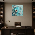 Premium Wall Art Kare Html Edition – WABISABI2806034 displayed in a contemporary gallery-inspired room