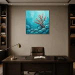 Premium Wall Art Kare Html Edition – WABISABI2806036 displayed in a contemporary gallery-inspired room