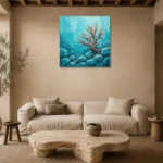 Premium Wall Art Kare Html Edition – WABISABI2806036 presented in a sophisticated home setting
