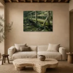 Premium Wall Art Yatay Html Edition – WABISABI2806038 presented in a sophisticated home setting
