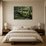 Premium Wall Art Yatay Html Edition – WABISABI2806038 showcased in an elegant minimalist interior