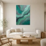 Premium Wall Art Dikey Html Edition – WABISABI2806040 styled in a refined neutral interior