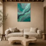 Premium Wall Art Dikey Html Edition – WABISABI2806040 presented in a sophisticated home setting