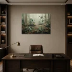 Premium Wall Art Yatay Html Edition – WABISABI2806046 displayed in a contemporary gallery-inspired room