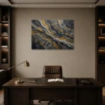 Premium Wall Art Yatay Html Edition – WABISABI2806056 displayed in a contemporary gallery-inspired room