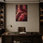 Premium Wall Art Dikey Html Edition – WABISABI2806058 displayed in a contemporary gallery-inspired room