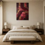 Premium Wall Art Dikey Html Edition – WABISABI2806058 showcased in an elegant minimalist interior