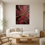 Premium Wall Art Dikey Html Edition – WABISABI2806060 styled in a refined neutral interior