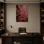 Premium Wall Art Dikey Html Edition – WABISABI2806060 displayed in a contemporary gallery-inspired room