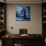 Premium Wall Art Kare Html Edition – WABISABI2806061 displayed in a contemporary gallery-inspired room
