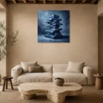 Premium Wall Art Kare Html Edition – WABISABI2806061 presented in a sophisticated home setting