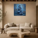 Premium Wall Art Kare Html Edition – WABISABI2806062 presented in a sophisticated home setting